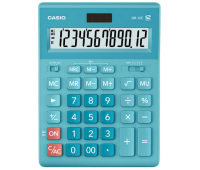 Калькулятор настольный CASIO GR-12C-LB 12 разрядов, цвет бирюзовый 904861/250441