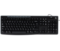 Клавиатура Logitech K200, USB, мультимедийная, черный 920-008814 269688/513138