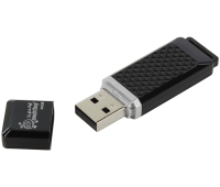 Память Smart Buy "Quartz" 64GB, USB 2.0 Flash Drive, черный 260250