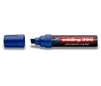 Маркер перманентный синий, скошенный наконечник 4-12 мм Edding E-390/3,  56953