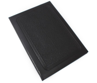 Папка адресная А4 квинель черная 118713