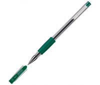 Ручка гелевая Attache Town 0,5мм с резин.манжеткой зеленый Россия 168716