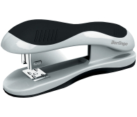 Степлер №24/6, 26/6 Berlingo "Office Soft" до 25л., пластиковый корпус, черный H3102 103964