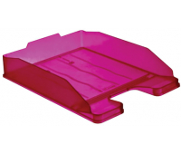 Лоток горизонтальный для бумаг СТАММ "Эксперт", А4 (340х255х63мм), тонированный фиолетовый (слива), ЛТ208 ОЗ 235678/324020