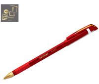 Ручка шариковая Berlingo "xGold" красная, 0,7мм, игольчатый стержень, грип CBp_07502