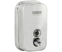 Диспенсер для жидкого мыла OfficeClean Professional, наливной, механический, нержавеющая сталь, 0,5л 267511