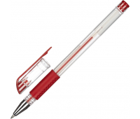Ручка гелевая Attache Economy красный стерж., 0,5мм, манжетка, 901704