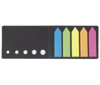 Закладки клейкие STAFF, НЕОНОВЫЕ пластиковые "СТРЕЛКИ", 50х12 мм, 5 цветов х 20 листов, в картонной книжке, 129358