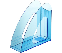 Лоток вертикальный Attache 90мм Bright Colours прозрачный голубой, 1337996