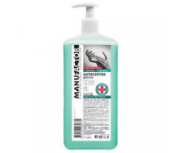 Антисептик кожный дезинфицирующий спиртосодержащий (66%) с дозатором 1 л MANUFACTOR, готовый раствор, N30908 607289