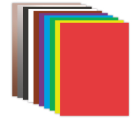 Картон цветной А4 МЕЛОВАННЫЙ (глянцевый), ВОЛШЕБНЫЙ, 10 листов 10 цветов, в папке, BRAUBERG, 200х290 мм, "Маяк", 129915