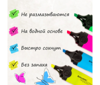 Набор текстовыделителей BRAUBERG 6 шт., АССОРТИ, "DELTA", линия 1-5 мм, 151728