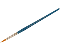 Кисть художественная синтетика Гамма "Галерея", круглая №8, короткая ручка