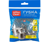 Губка для посуды OfficeClean, металлическая, 9*3см, 1шт.