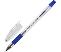 Ручка шариковая масляная с грипом BRAUBERG "Model-XL" ORIGINAL, СИНЯЯ, узел 0,7 мм, линия письма 0,35 мм, 143242