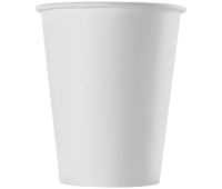 Одноразовые стаканы 150 мл, КОМПЛЕКТ 100 шт., бумажные однослойные, белые, холодное/горячее, для вендинга, ФОРМАЦИЯ, HB70-180-0000