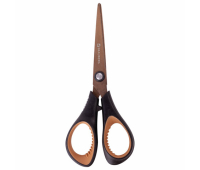 Ножницы BRAUBERG "Heavy Duty", 165 мм, суперпрочные, титановое покрытие, 2-х сторонняя заточка, 236789