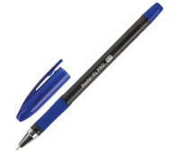 Ручка шариковая масляная с грипом BRAUBERG "Model-XL PRO", СИНЯЯ, узел 0,5 мм, линия письма 0,25 мм, 143249