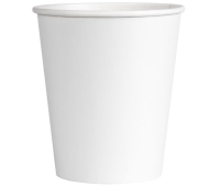Одноразовые стаканы OfficeClean 250 мл, набор 50 шт., бумажные однослойные, белые, хол/гор 306579