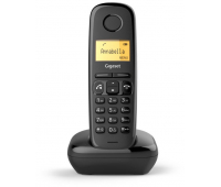 Телефон беспроводной Gigaset A270, монохром. дисплей, АОН, 80 номеров, черный, S30852-H2812-S301,  324928