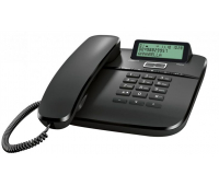 Телефон проводной Gigaset DA611, ЖК дисплей, 100 номеров, черный, S30350-S212-S321, 324923