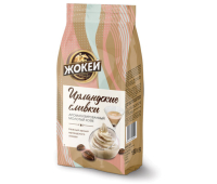 Кофе молотый ЖОКЕЙ "Ирландские сливки", натуральный, 150 г, вакуумная упаковка, 0509-20, 621130