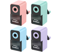 Точилка механическая Berlingo "Instinct", цвета в асс., пласт. корпус, инд. упак., BM1265, 287217