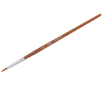 Кисть колонок Гамма, круглая №03 280618.03.03 278456