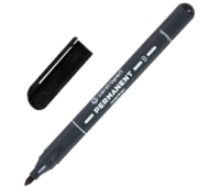 Маркер перманентный CENTROPEN 2836, ЧЕРНЫЙ, круглый наконечник, 2 мм, 6 2836 0012, 152022
