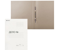 Скоросшиватель картонный мелованный BRAUBERG, гарантированная плотность 440 г/м2, до 200 листов, 128987