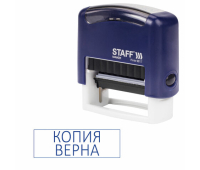 Штамп стандартный STAFF "КОПИЯ ВЕРНА", оттиск 38х14 мм, "Printer 9011T", 237420