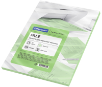 Бумага цветная OfficeSpace pale А4, 80г/м2, 50л. (зеленый) 245189
