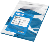 Бумага цветная OfficeSpace deep А4, 80г/м2, 50л. (синий) 245200