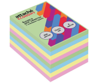 Бумага для заметок с клеевым краем Economy 76x51 мм, 400 л, 8 цветов в асс 1408008