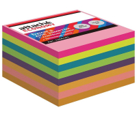 Стикеры Attache Economy 76х76 мм неоновые 8 цветов (1 блок, 400 листов) 1266181
