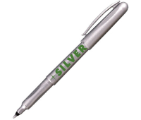 Маркер для декорирования СЕРЕБРЯНЫЙ CENTROPEN, круглый наконечник, 1 мм, 2670, 6 2670 0194 152041/262145