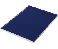 Тетрадь бумвинил, А4, 96 л., гребень, офсет №1, клетка, STAFF, СИНИЙ, 403406