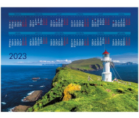 Календарь настенный листовой А2, OfficeSpace "Маяк", 2023 г., 341289