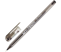 Ручка шариковая масляная PENSAN "My-Tech", ЧЕРНАЯ, игольчатый узел 0,7 мм, линия письма 0,35 мм, 2240/25