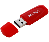 Память Smart Buy "Scout" 32GB, USB 2.0 Flash Drive, красный, SB032GB2SCR, 350458