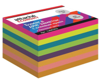 Стикеры Attache Economy 76x51 мм неоновые 8 цветов (1 блок, 400 листов) 1266202