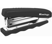 Степлер №10 Berlingo "Comfort" до 16л., пластиковый корпус, черный, DSn_16161, 210980