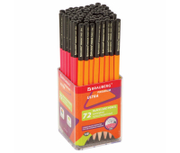 Карандаш чернографитный BRAUBERG "PREMIUM TURKEY", 1 шт., "Ultra", НВ, ассорти, дисплей,181570