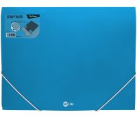 Папка на резинке Berlingo "Skyline", А4, 500мкм, синяя