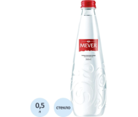 Вода питьевая Mever природная негазированная стекло 0,5л , 2042958