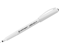 Ручка капиллярная (линер) ЧЕРНАЯ CENTROPEN "Liner", трехгранная, линия письма 0,3 мм, 4611, 2 4611 0112, 142292