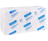 Салфетки бумажные OfficeClean Professional, 2 слойн., 33*33см, белые, 200шт. 290891