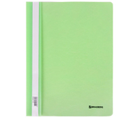 Скоросшиватель пластиковый BRAUBERG "Pastel" А4, 130/180 мкм, мятный, 270458