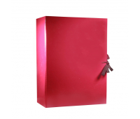 Папка архивная складная 100мм Attache Economy, цвет бордо 1472043