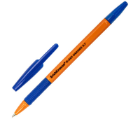 Ручка шариковая с грипом ERICH KRAUSE "R-301 Grip", СИНЯЯ, корпус оранжевый, узел 0,7 мм, линия письма 0,35 мм, 39531